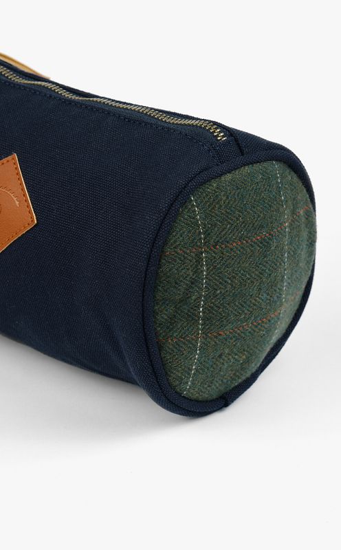 Tartán Toiletry Bag  | Marino