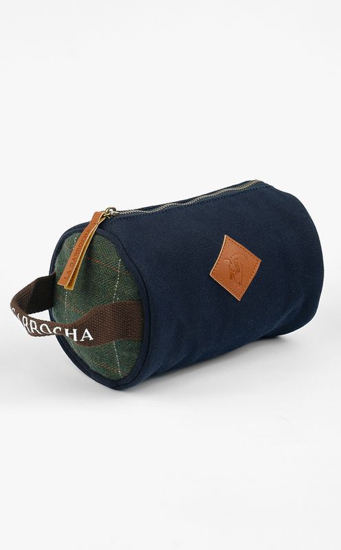 Tartán Toiletry Bag  | Marino