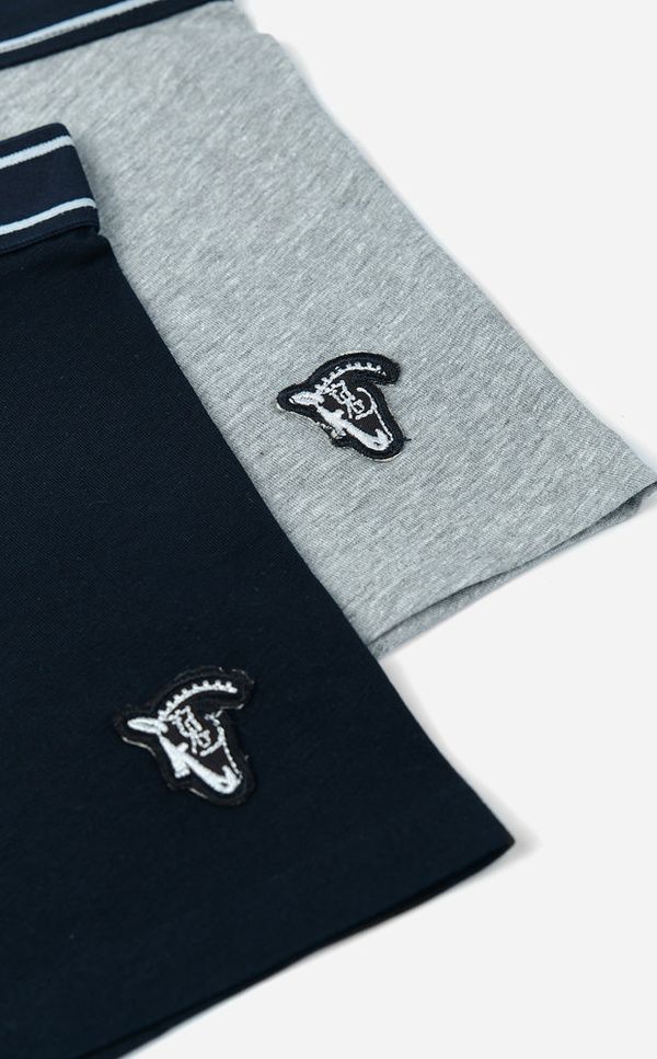 Pack Boxer Simples | Marino + Gris