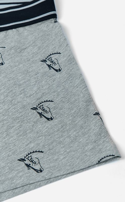 Pack Boxer Brand | Gris + Marino