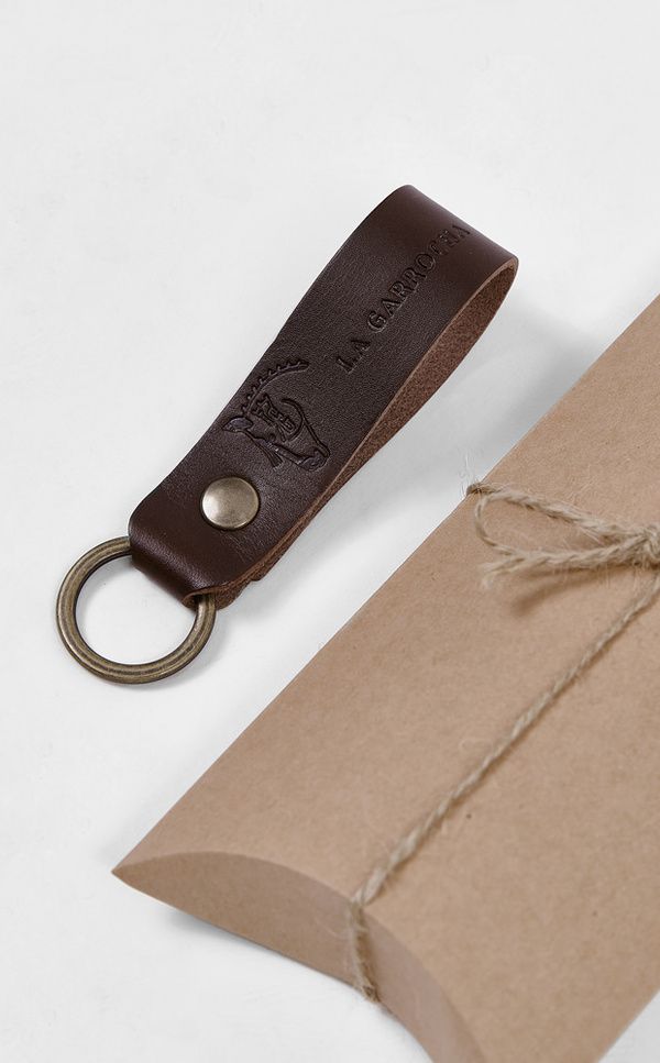 Chaveiro de couro | Chocolate