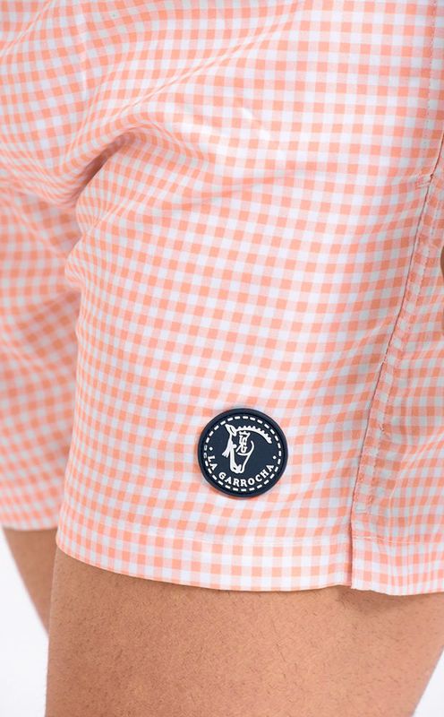 Calção de banho Vichy | Naranja