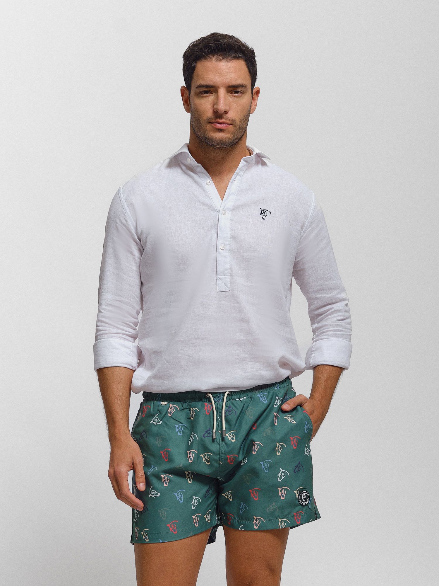 Brand Color Swimsuit | Cactus