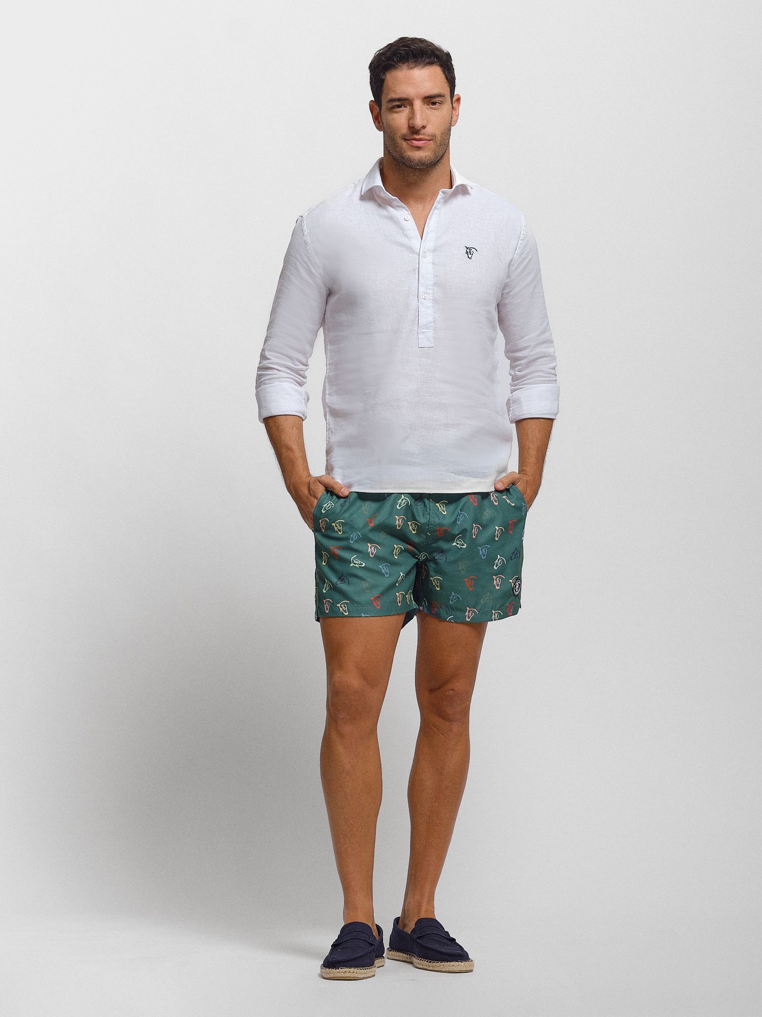 Brand Color Swimsuit | Cactus