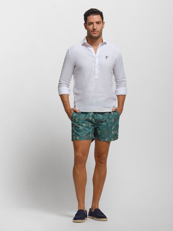 Brand Color Swimsuit | Cactus