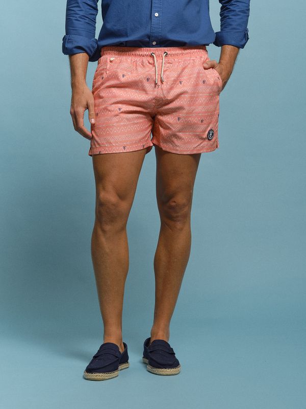 Calção de banho Tribal | Salmón