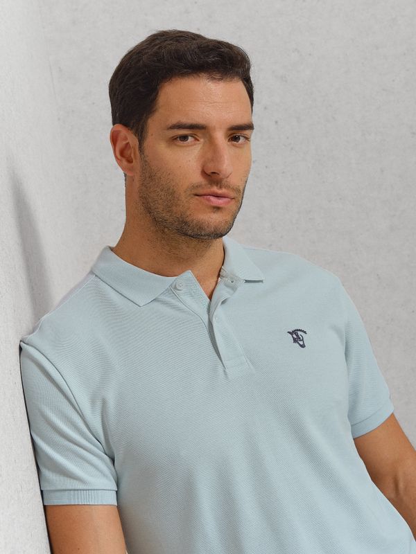 Polo Basique | Celeste