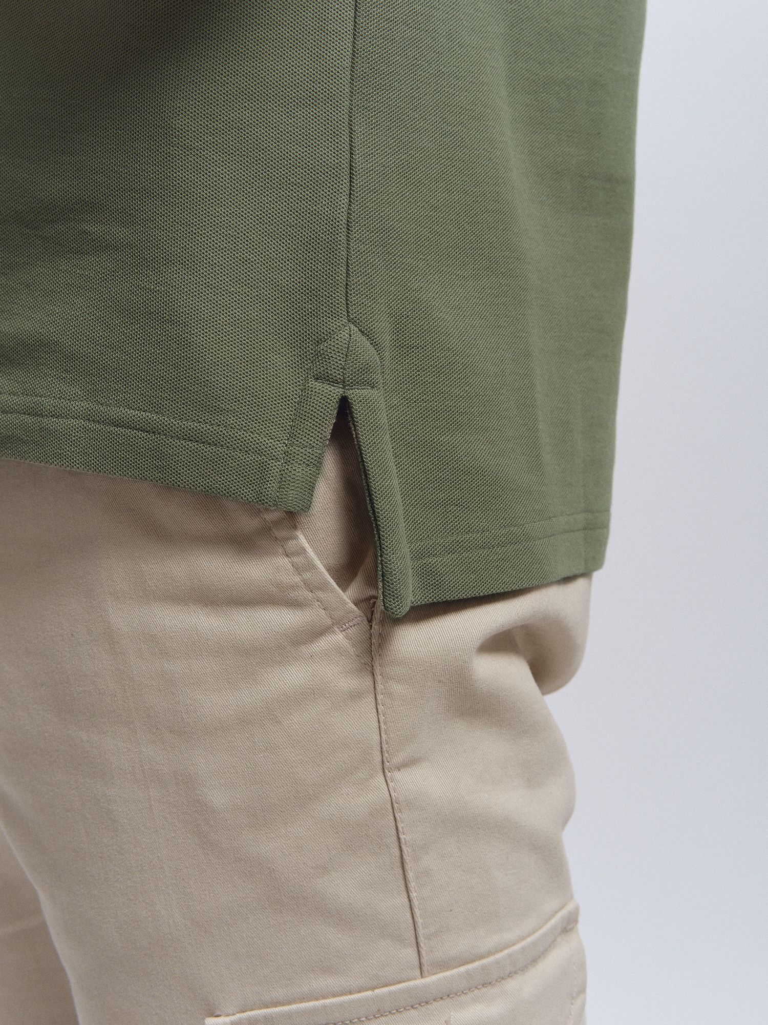 Polo Detalle Parche | Salvia