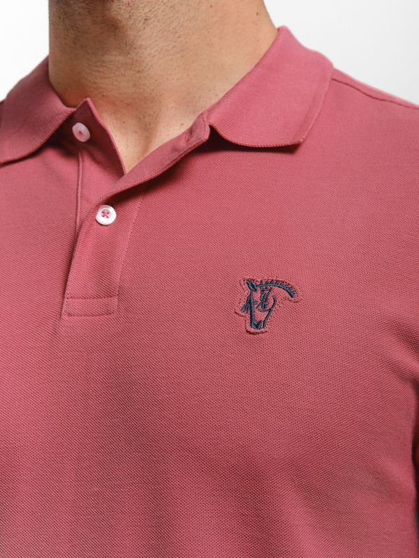 Polo Básico com Detalhe Patch | Grosella