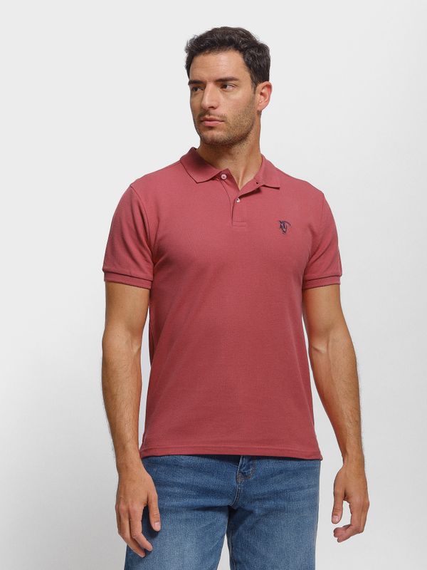 Polo Básico com Detalhe Patch | Grosella