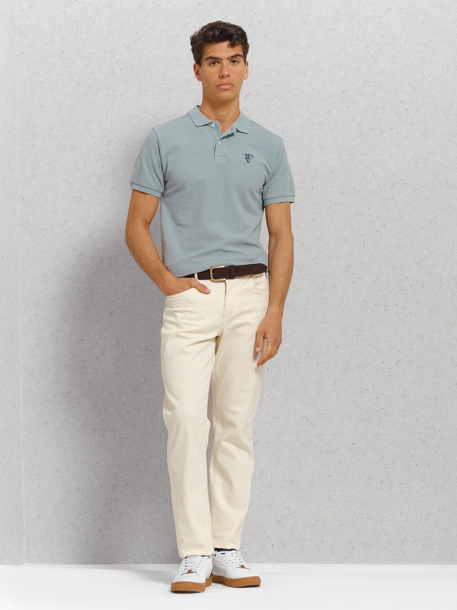 Polo Detalle Parche | Zafiro