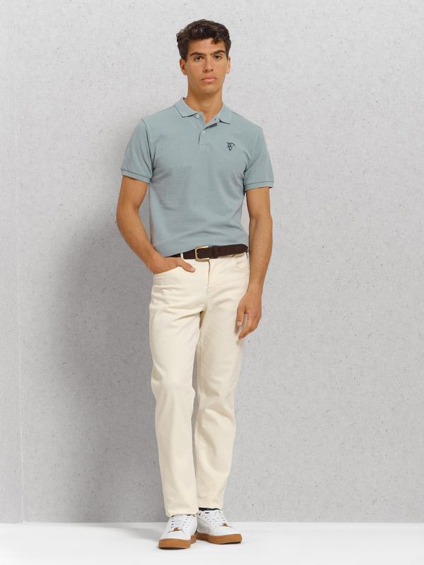 Polo Básico com Detalhe Patch | Zafiro