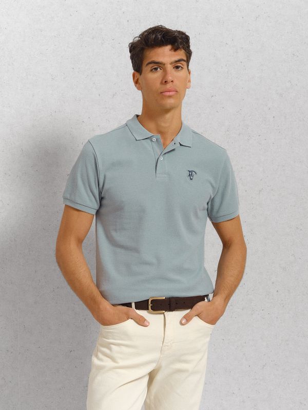 Polo Básico com Detalhe Patch | Zafiro