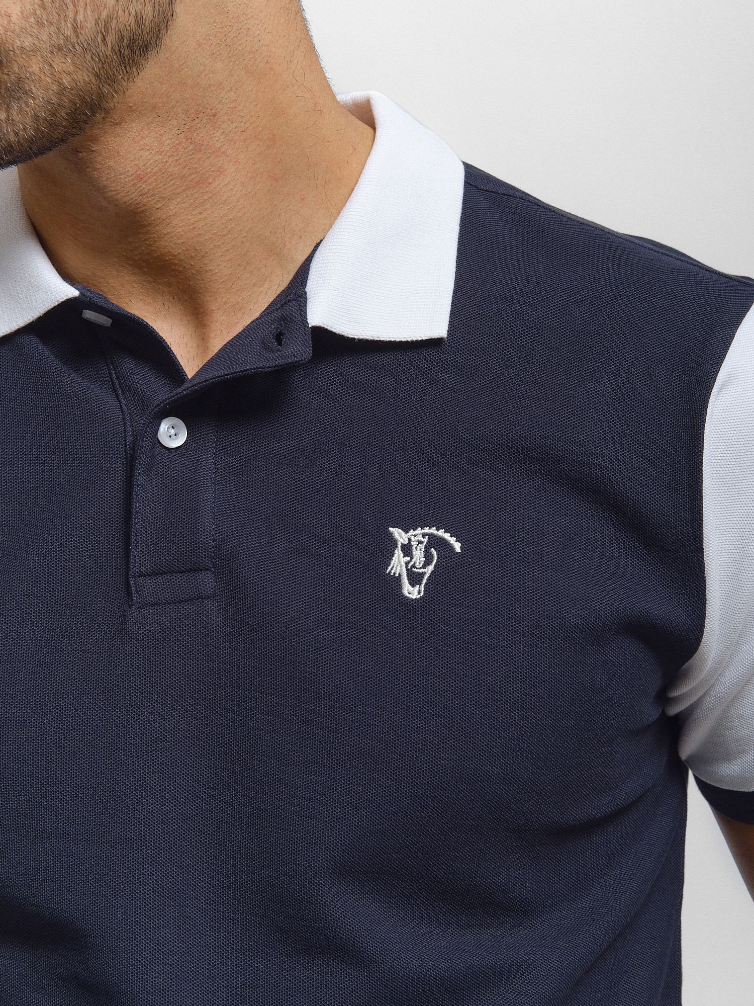 Polo Bicolor | Marino