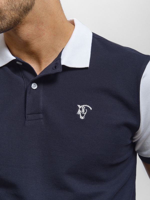 Polo Bicolor | Marino