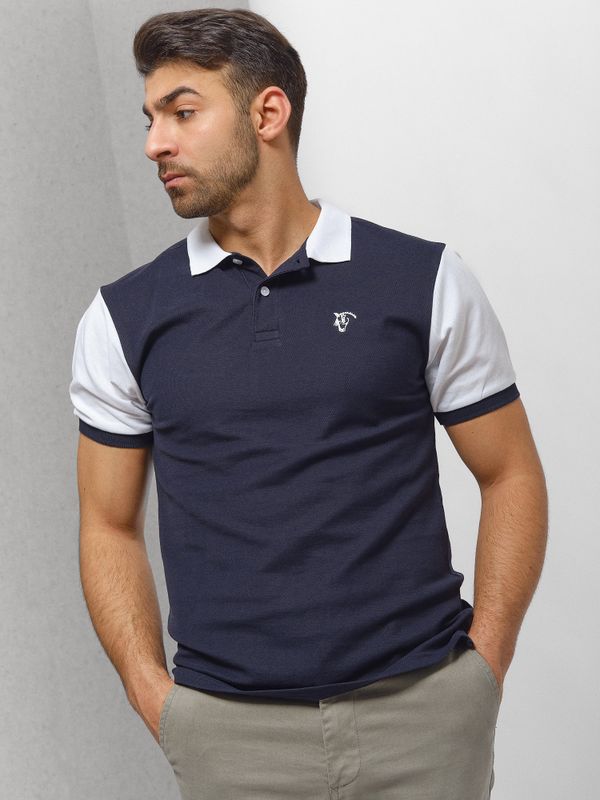 Polo Bicolor | Marino