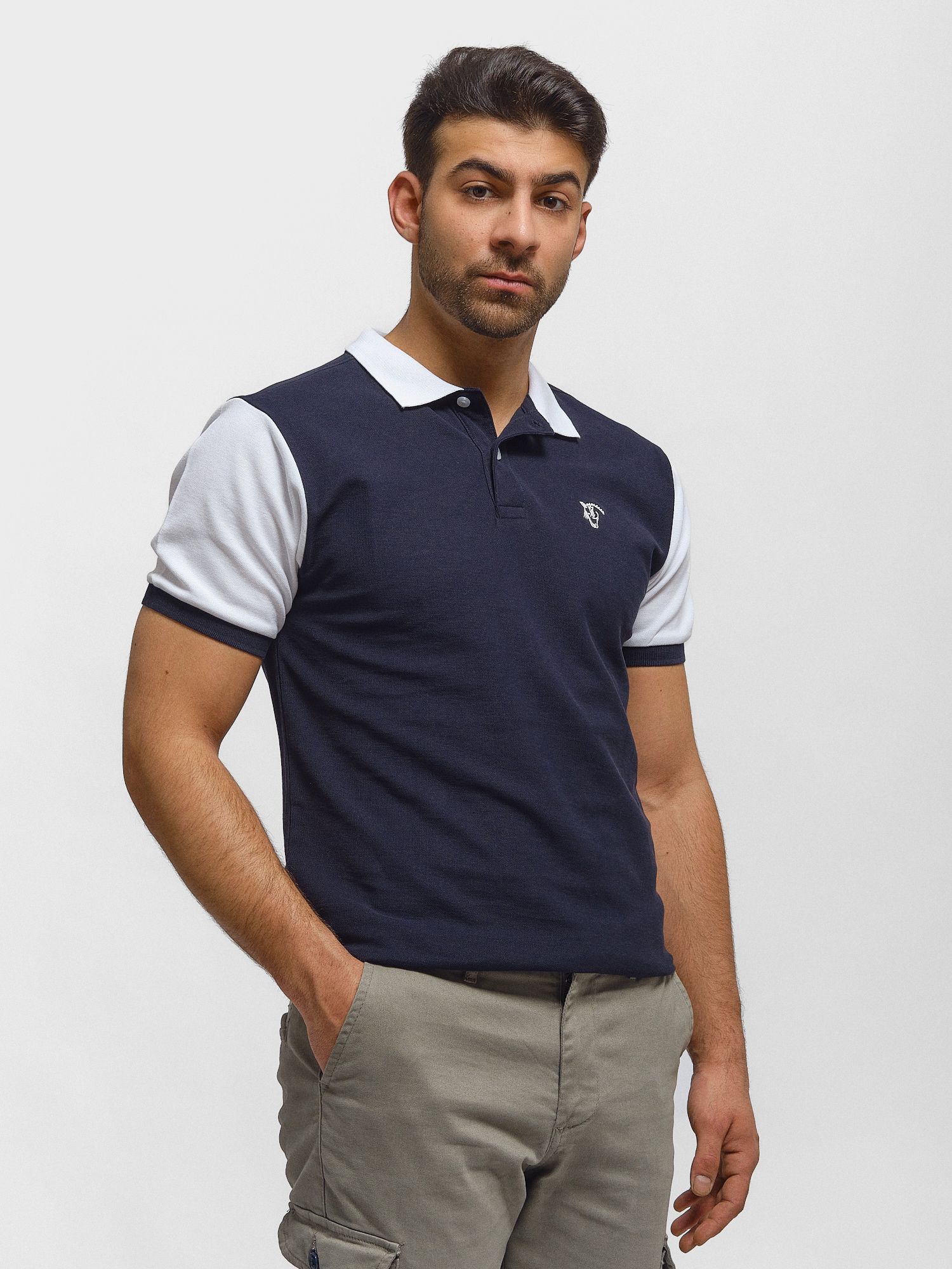 Polo Bicolor | Marino