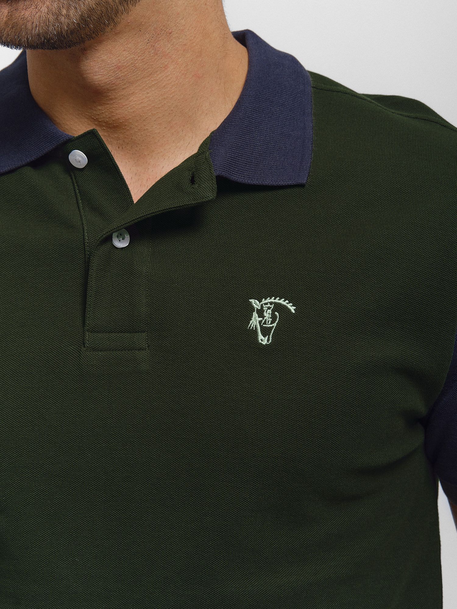 Polo Bicolor | Abeto