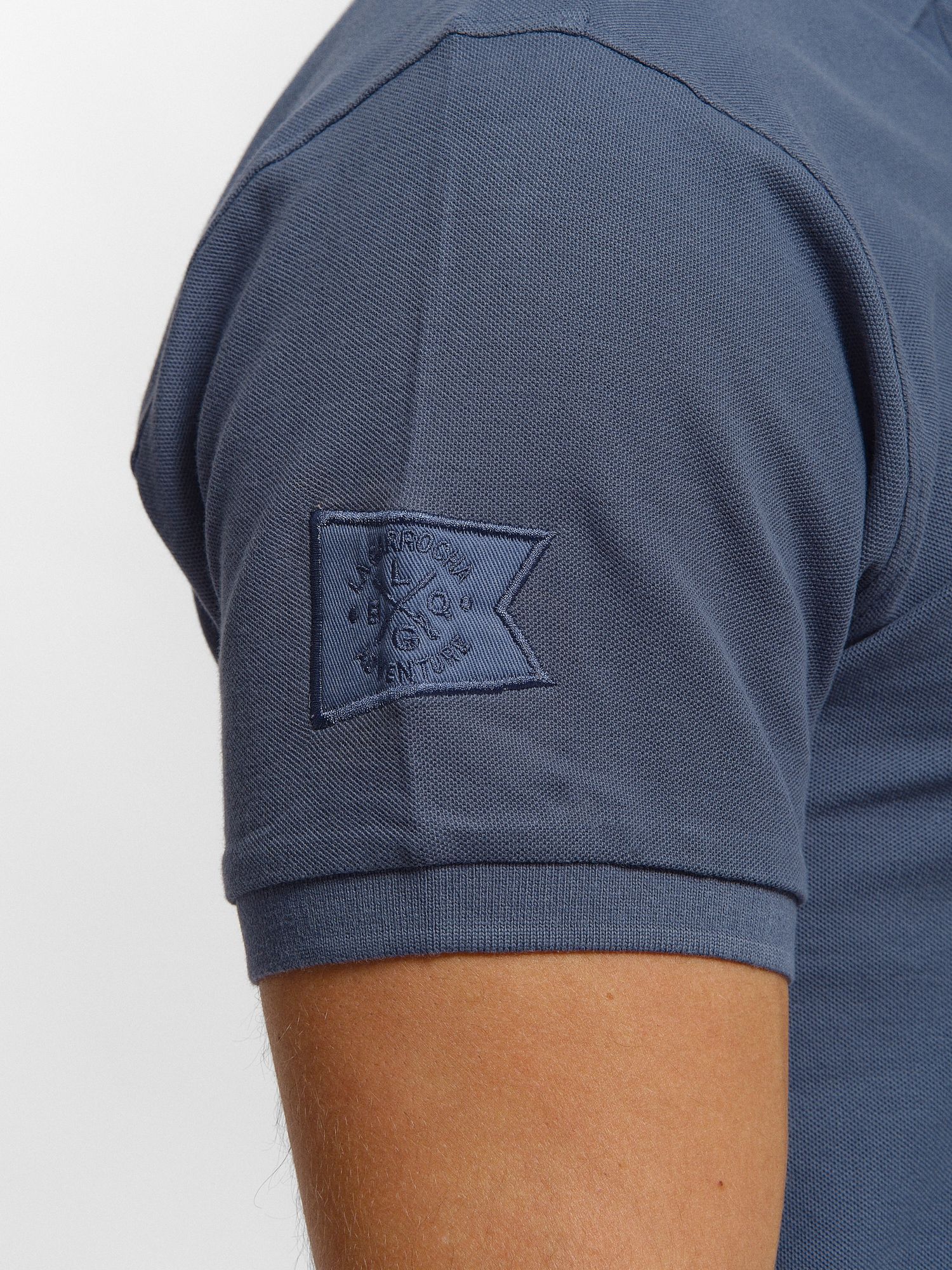 Polo Parches | Cobalto