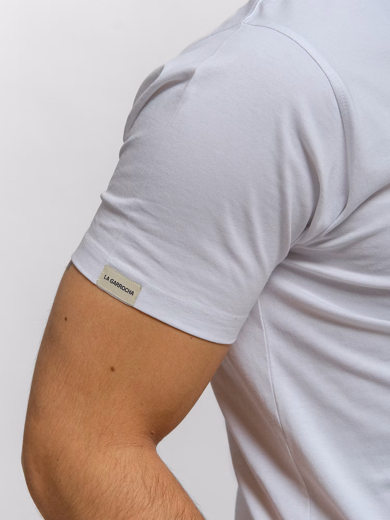 Patch Basic T-shirt | Blanco