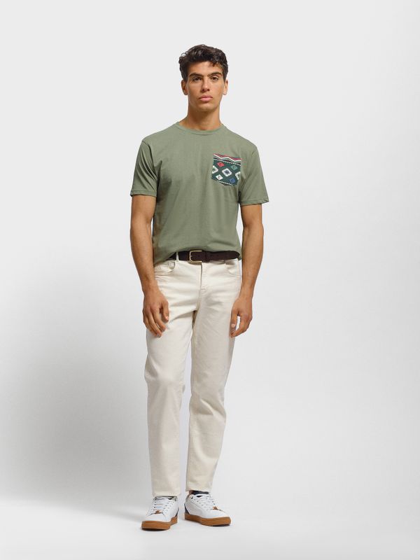 Camiseta Bolsillo Étnico | Salvia
