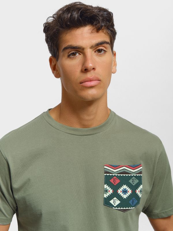Camiseta Bolsillo Étnico | Salvia