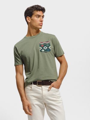 Camiseta Bolsillo Étnico | Salvia