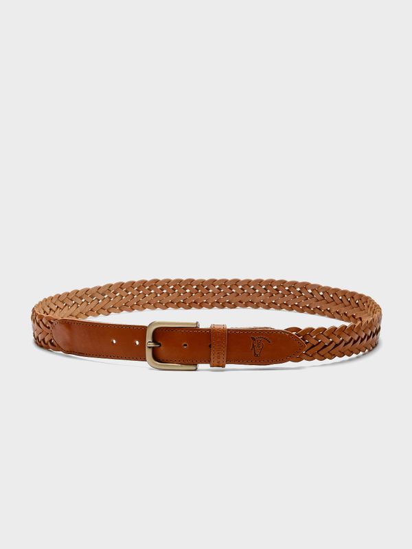 Braided Leather Belt | Cuero