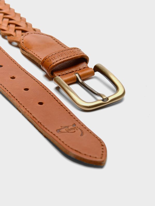 Braided Leather Belt | Cuero