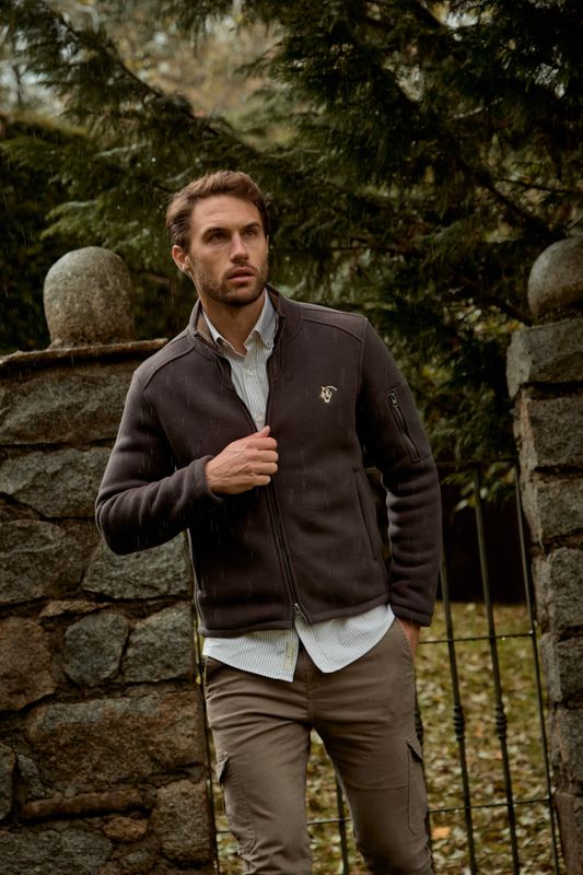 Fleece Jacket | Carbón