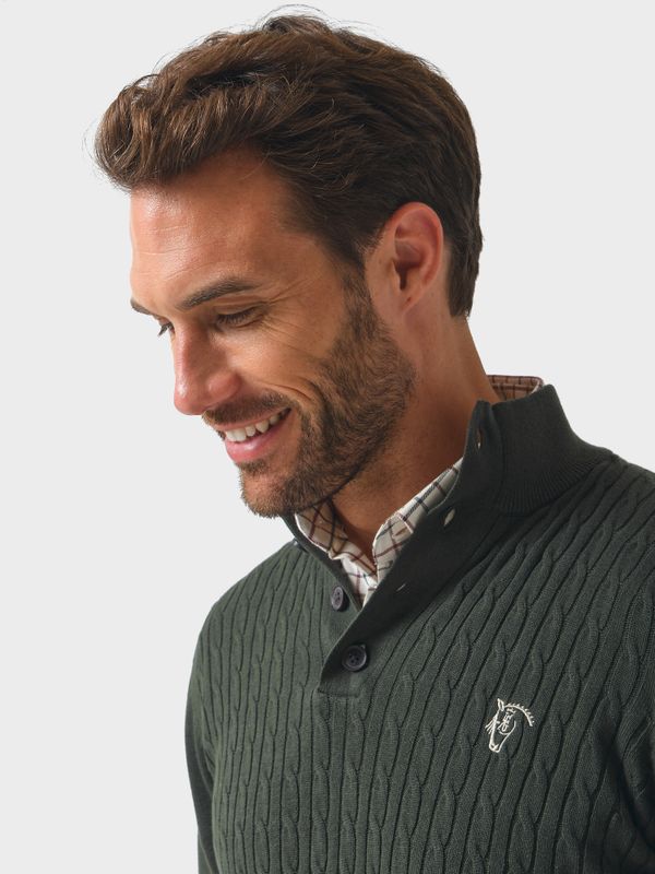 Pull Torsadé avec Boutons | Abeto