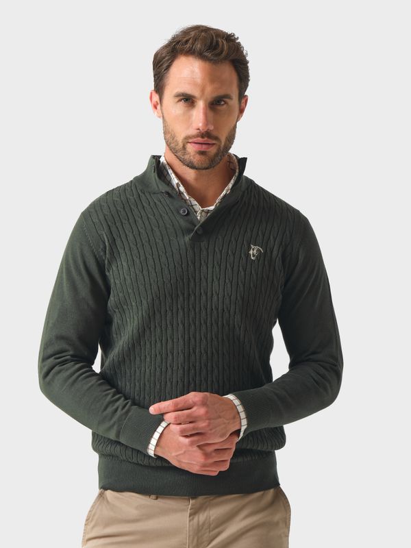 Pull Torsadé avec Boutons | Abeto