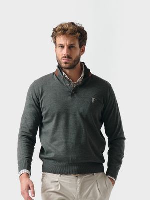 Pull Melange à Boutons | Abeto