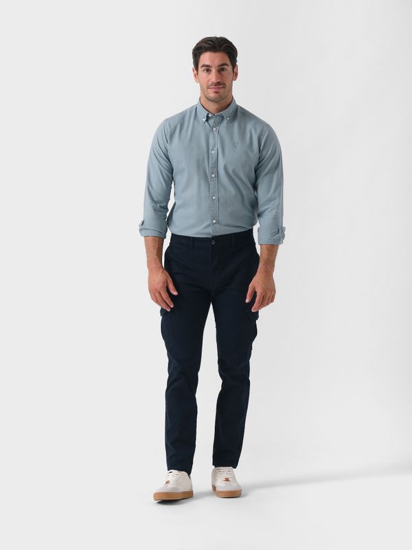 Garment Dyed Shirt | Cobalto