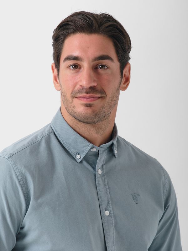 Garment Dyed Shirt | Cobalto