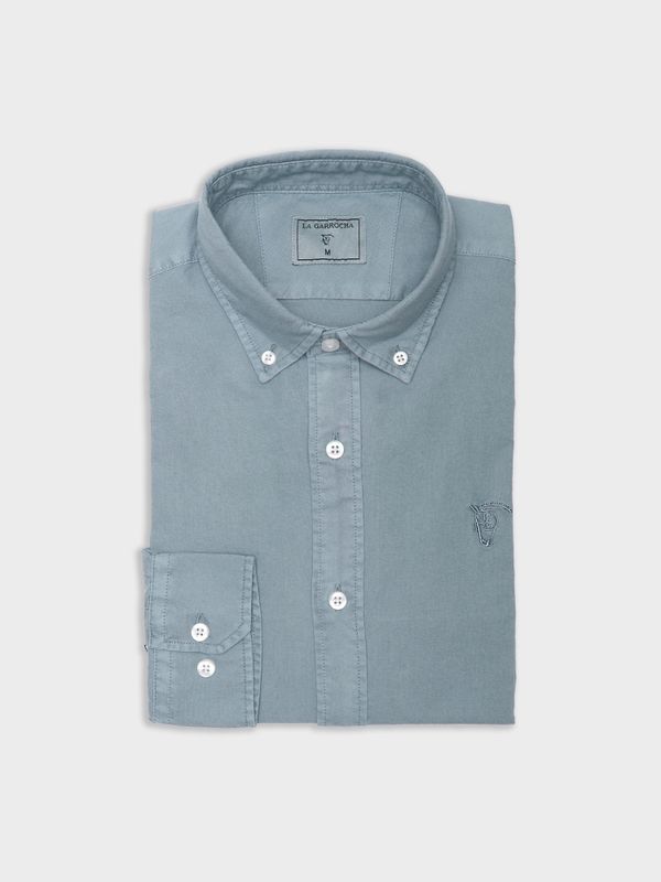 Garment Dyed Shirt | Cobalto
