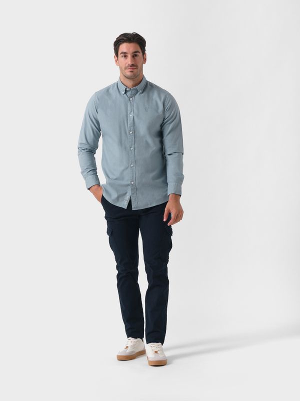 Garment Dyed Shirt | Cobalto