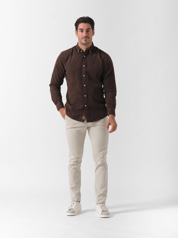 Chemise en Velours | Moka