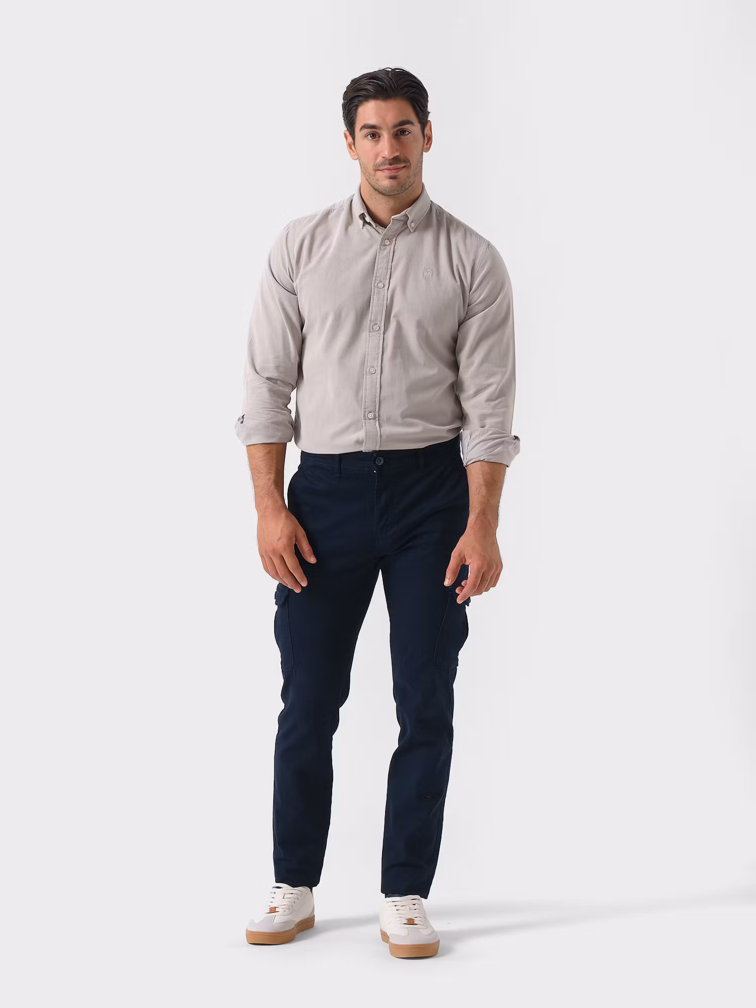 Corduroy Shirt | Greige