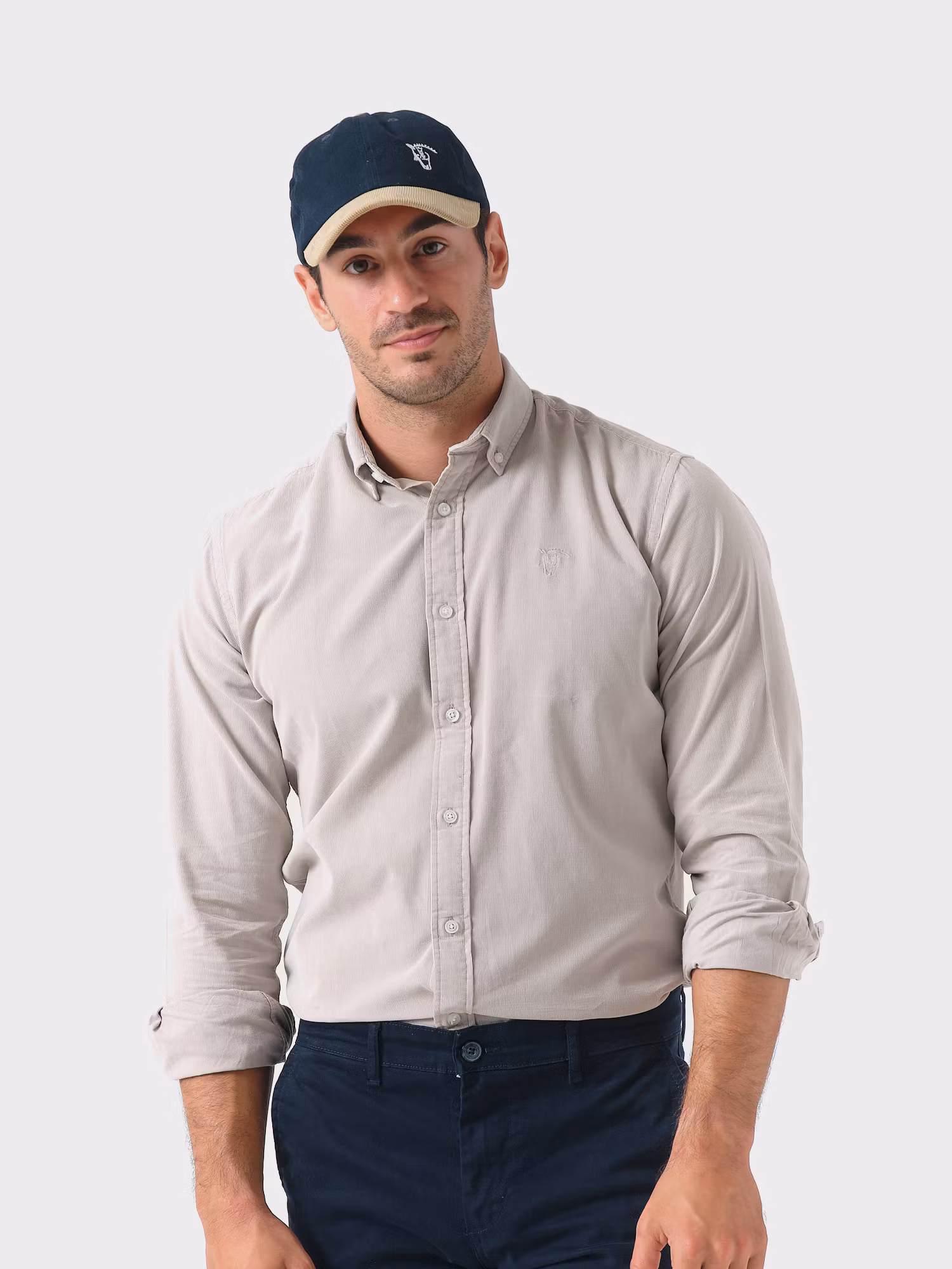 Corduroy Shirt | Greige