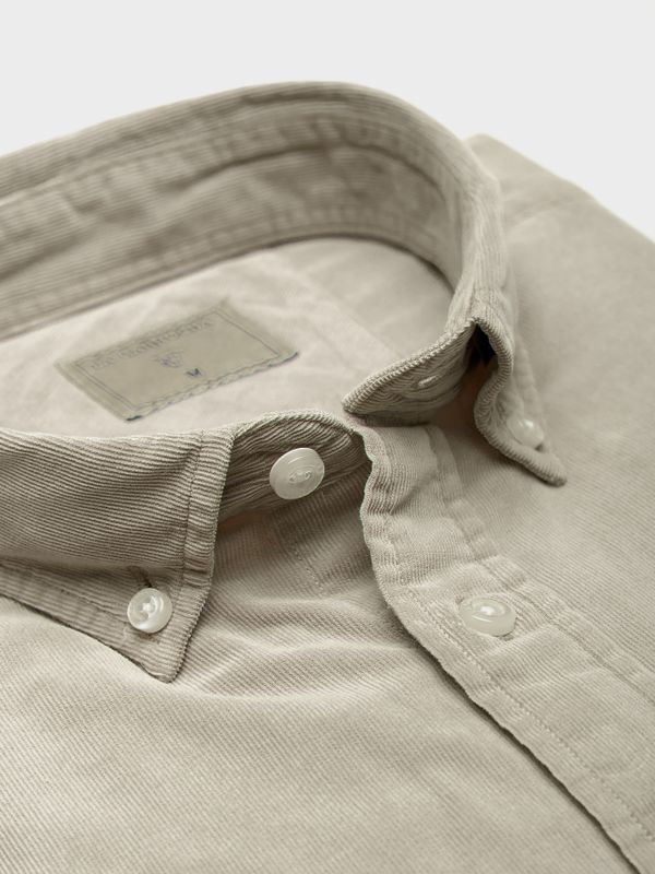 Chemise en Velours | Greige