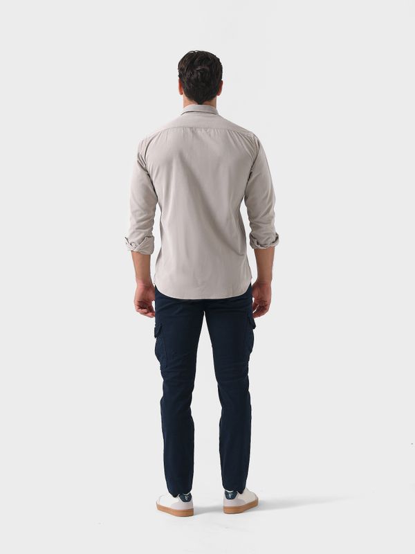 Chemise en Velours | Greige