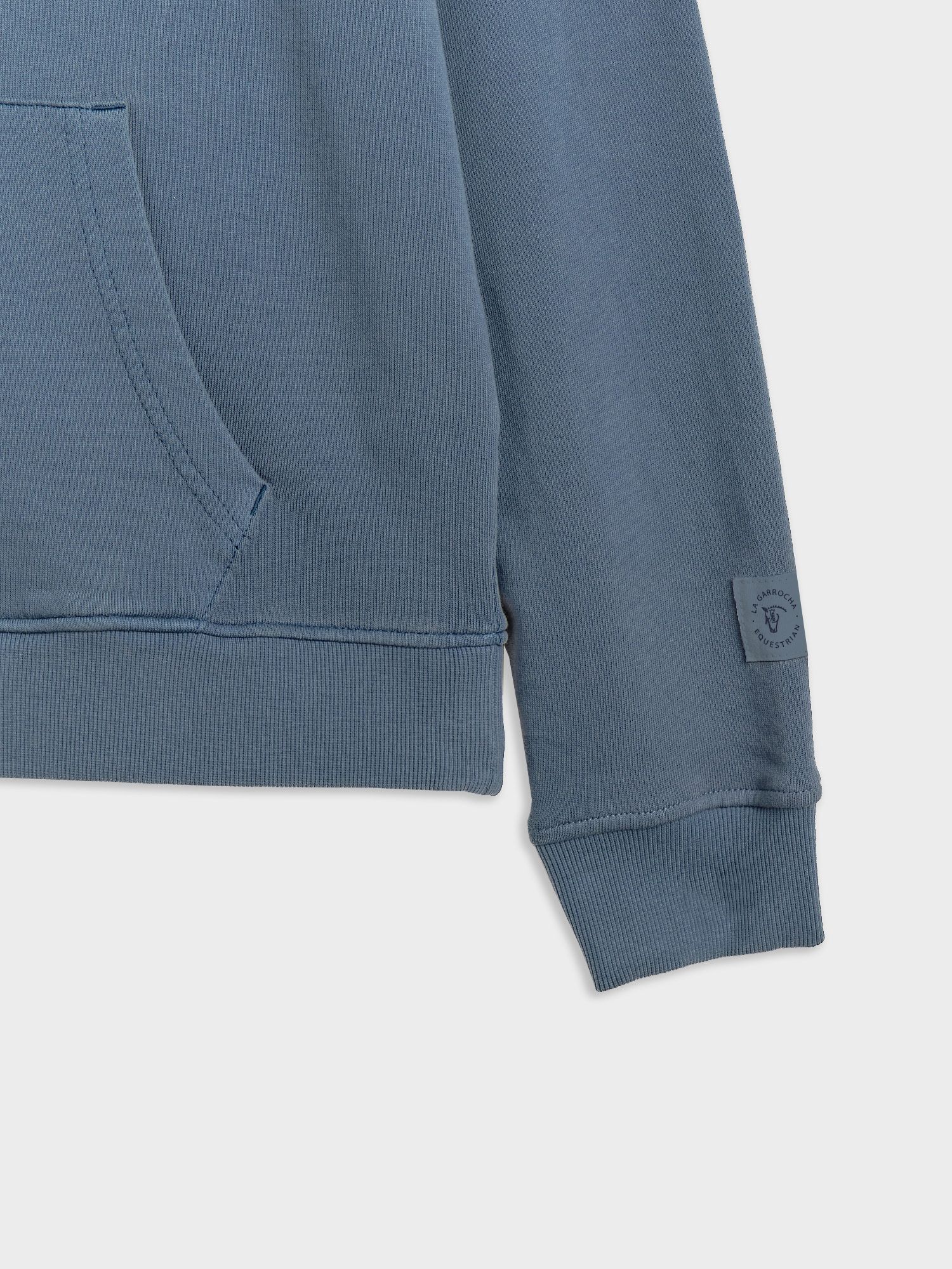 Garment Dyed Hoodie | Cobalto
