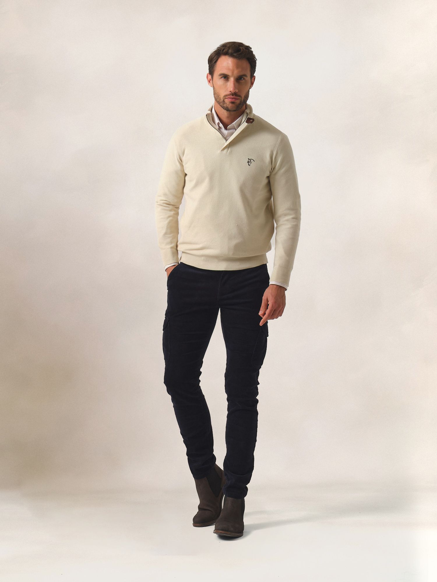 Chinos Cargo Corduroy | Marino