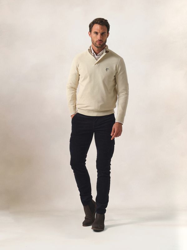 Chinos Cargo Veludo Cotelê | Marino