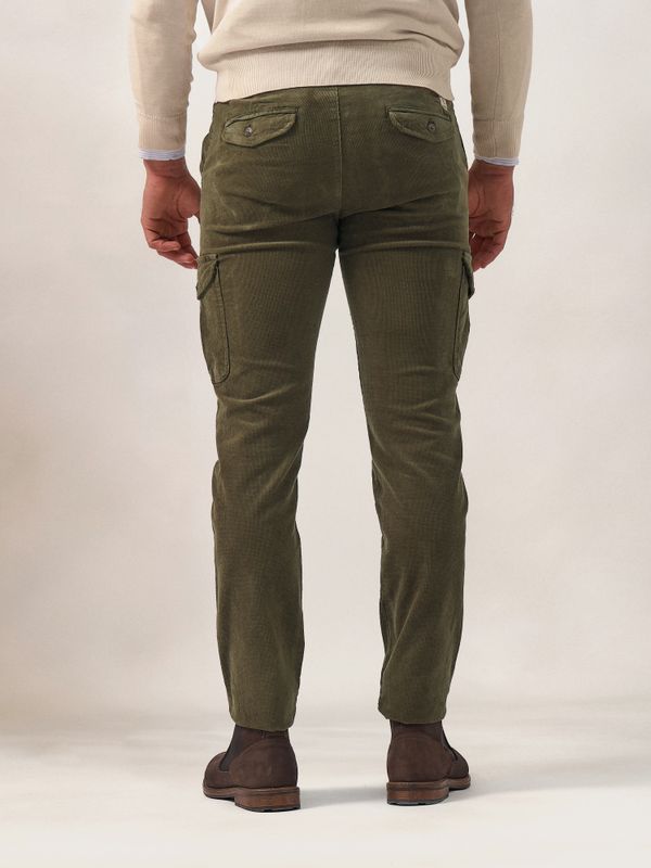 Chinos Cargo Veludo Cotelê | Verde