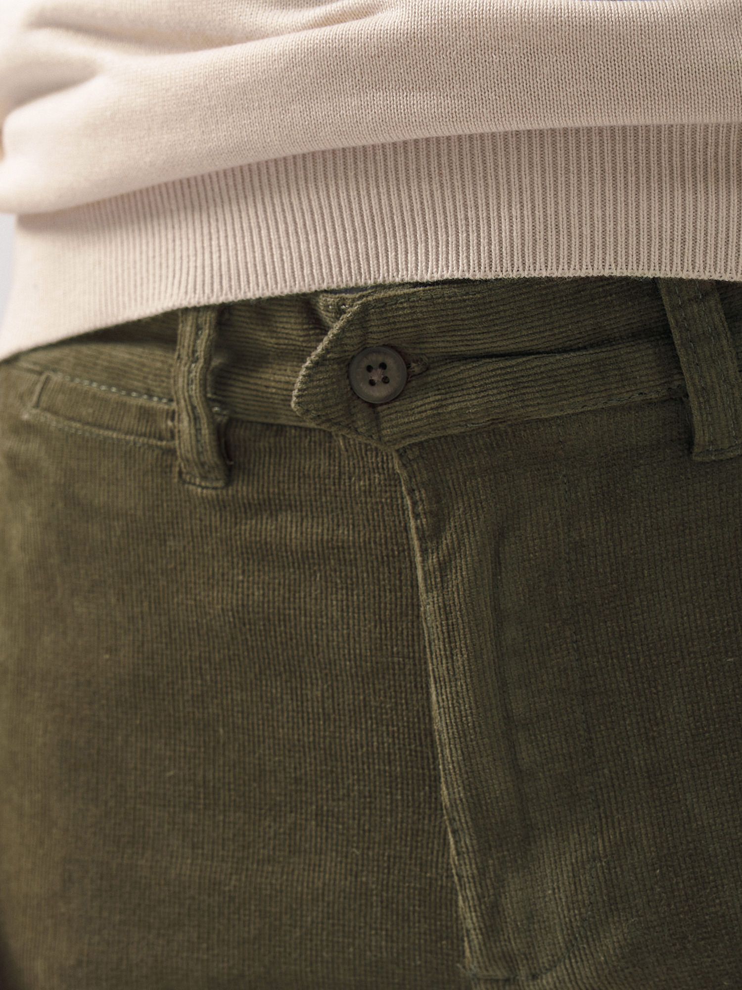 Chinos Cargo Corduroy | Verde