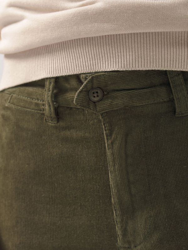 Chinos Cargo Veludo Cotelê | Verde