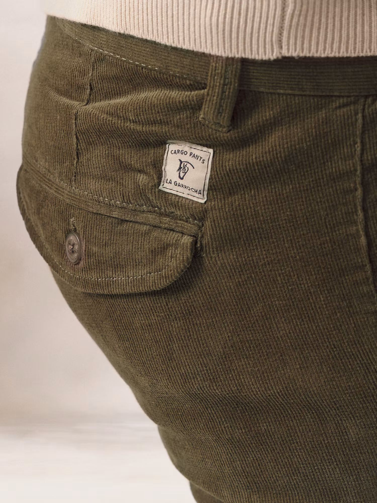 Chinos Cargo Corduroy | Verde