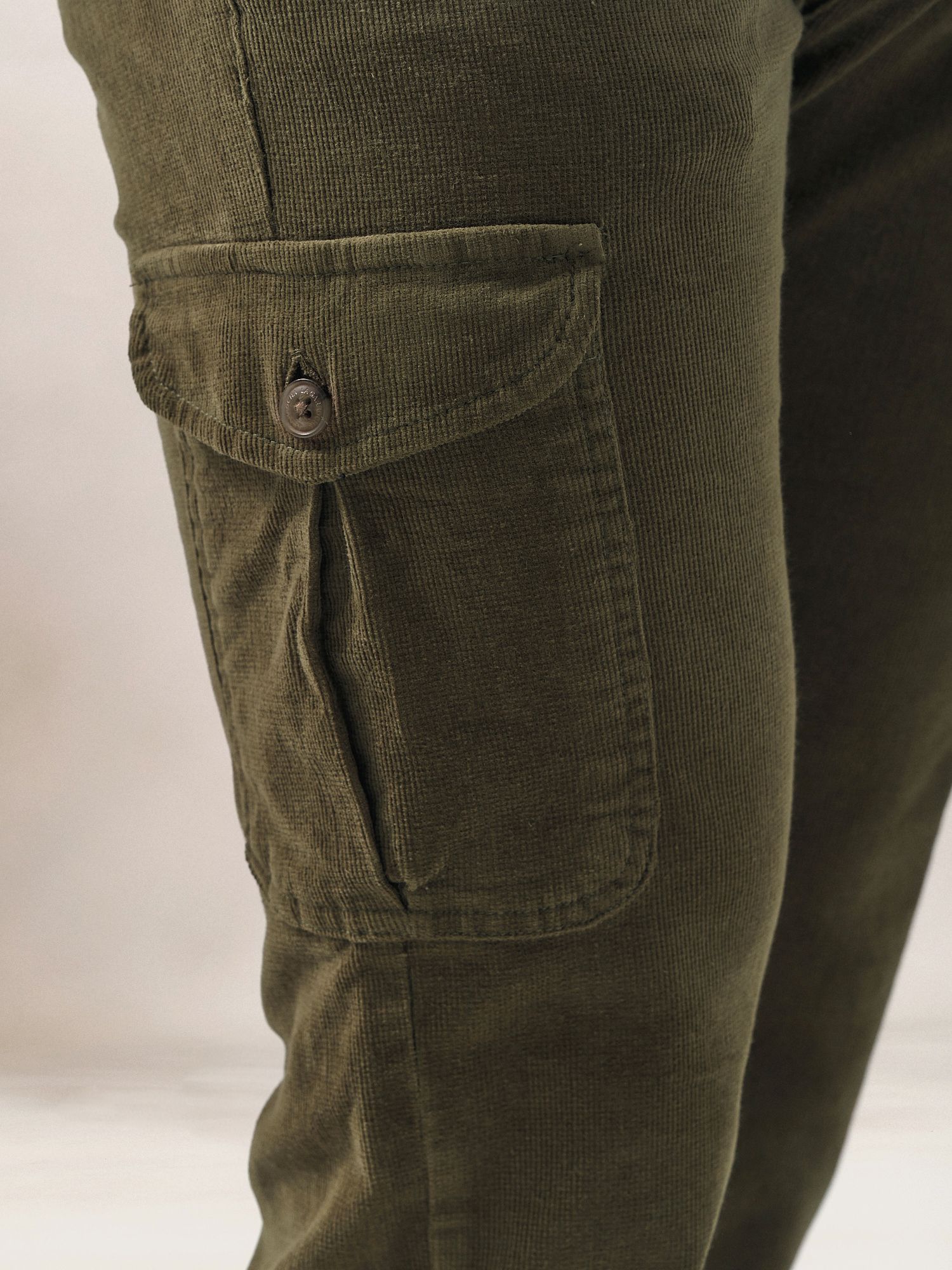Chinos Cargo Corduroy | Verde